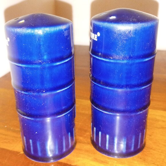 1960s AO SMITH Blue Harvestore Silo Salt & Pepper Shakers *Rare* - Picture 3 of 9